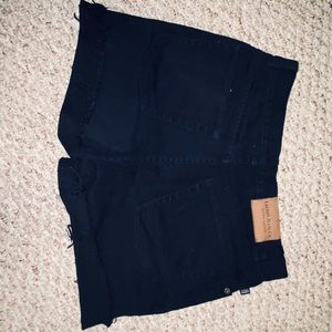 ralph lauren size 8 black high rise shorts